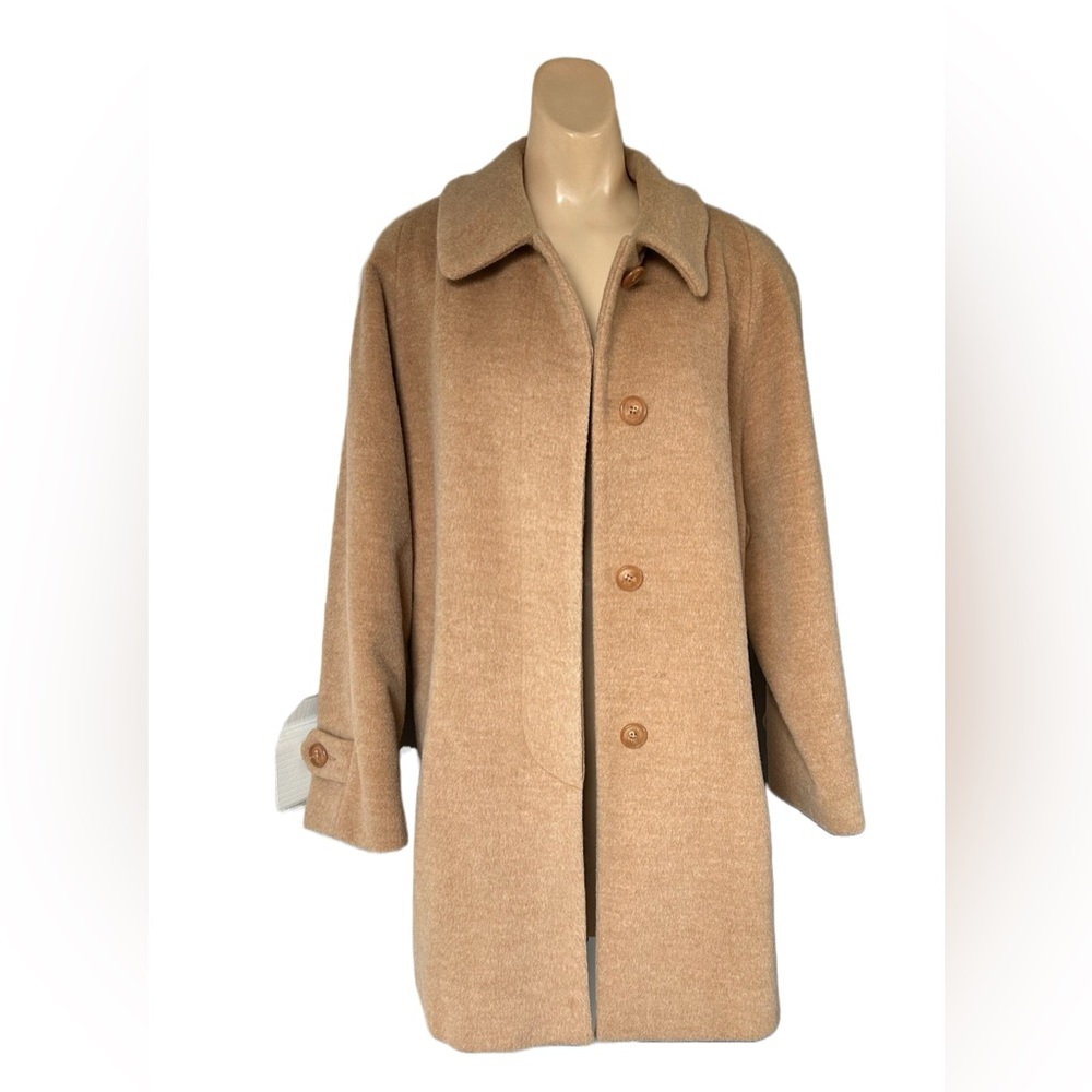 Forecaster of Boston Wool Mohair Camel Coat Women Size 8